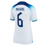 Fotbalové Dres Anglie Harry Maguire #6 Dámské Domácí MS 2022 Krátký Rukáv